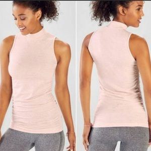 FABLETICS Kathie seamless mock neck ruched tank